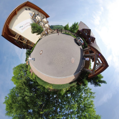 Little-Planet - Panorama - Kleinaspach - Hotel Sonnenhof - Landhaus - Haus von Andrea Berg Little-Planet - Panorama - Kleinaspach - Hotel Sonnenhof - Landhaus - Haus von Andrea Berg