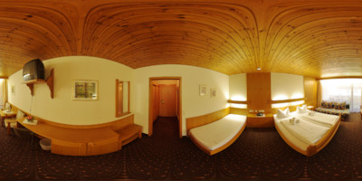 Equirectangulares Vorschaubild - Panorama - Kleinaspach - Hotel Sonnenhof - Haupthaus-Zimmer 400