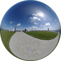 Panorama - Büsum - Familienlagune/Deich Panorama - Büsum - Familienlagune/Deich