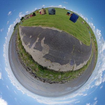 Little-Planet - Panorama - Deichhausen - Strand Little-Planet - Panorama - Deichhausen - Strand