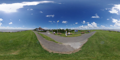 Equirectangulares Vorschaubild - Panorama - Deichhausen - Strandhaus Equirectangulares Vorschaubild - Panorama - Deichhausen - Strandhaus