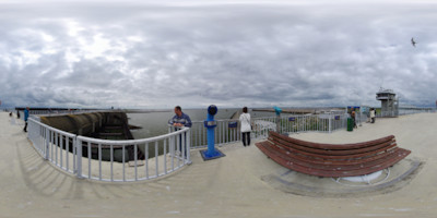 Equirectangulares Vorschaubild - Panorama - Eider Sperrwerk - Auf dem Sperrwerk Equirectangulares Vorschaubild - Panorama - Eider Sperrwerk - Auf dem Sperrwerk
