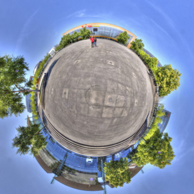 Little-Planet - Panorama - Hannover - Expo-Plaza HDR