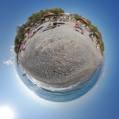 Little-Planet - Panorama - Kos - Strand