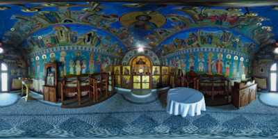 Equirectangulares Vorschaubild - Panorama - Rhodos - Kapelle Agia Sophia