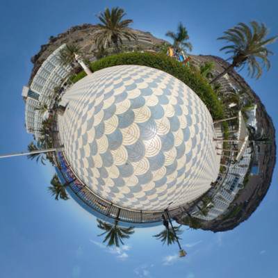 Little-Planet - Panorama - Gran Canaria - Playa Taurito - Promenade