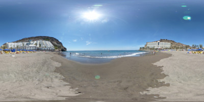 Equirectangulares Vorschaubild - Panorama - Gran Canaria - Playa Taurito - Strand