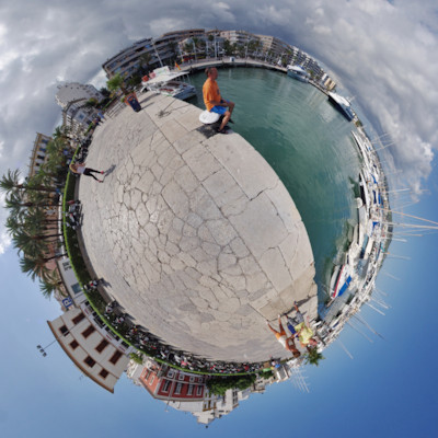 Little-Planet - Panorama - Ibiza - Eivissa - Am Hafen