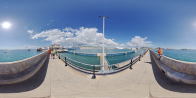 Equirectangulares Vorschaubild - Panorama - Ibiza - Eivissa - Mole am Hafen