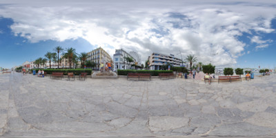 Equirectangulares Vorschaubild - Panorama - Ibiza - Eivissa - Steuermann am Hafen