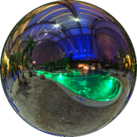 Tropical Island - Lagune bei Nacht