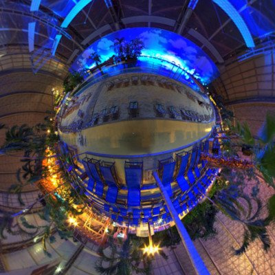 Little-Planet - Panorama - Tropical Island - Südsee bei Nacht