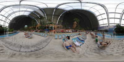 Equirectangulares Vorschaubild - Panorama - Tropical Island - Südsee am Tag