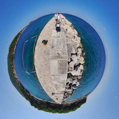Little-Planet - Panorama - Veli-Lošinj - Rovenska-Mole