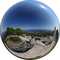 Panorama - Veli-Lošinj - Sveti Ivan - Auf dem Dach der Kapelle