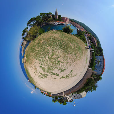 Little-Planet - Panorama - Veli-Lošinj - Aussicht