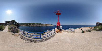 Equirectangulares Vorschaubild - Panorama - Veli-Lošinj - Rote Laterne