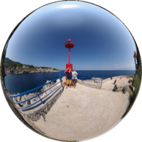 Panorama - Veli-Lošinj - Rote Laterne